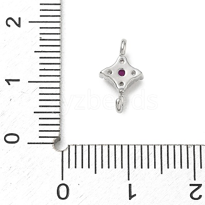 Brass Rhinestone Pendants RB-CBAA948-03P-1