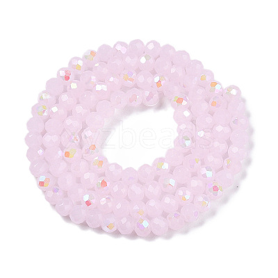 Electroplate Glass Beads Strands EGLA-A044-J4mm-L02-1