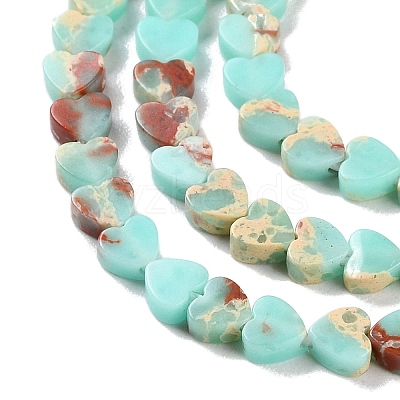 Dyed Synthetic Imperial Jasper Beads Strands G-M403-A38-01-1