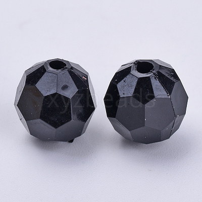 Acrylic Beads X-TACR-Q257-6mm-V72-1