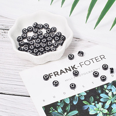 Craft Style Acrylic Beads X-MACR-T023-24A-1