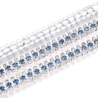 Iron Rhinestone Cup Chains CH-T006-04S-05-1