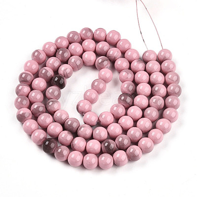 Baking Paint Glass Beads X1-DGLA-N013-10mm-09-1