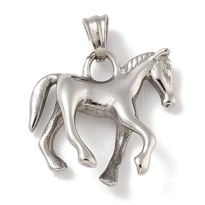 304 Stainless Steel Pendants STAS-Z097-11AS-1