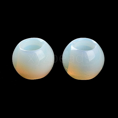 Opalite European Beads G-R488-01B-1