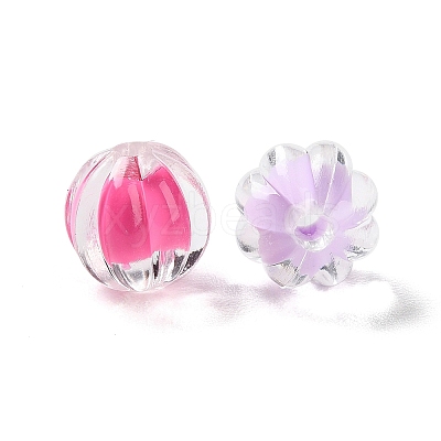 Transparent Acrylic Beads OACR-H112-04A-1