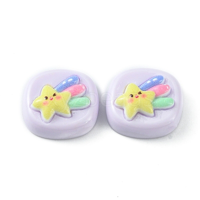 Opaque Cute Cartoon Resin Cabochons LS-CRES-O006-06H-1
