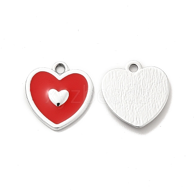UV Plating Alloy Enamel Pendants ENAM-M057-01P-1