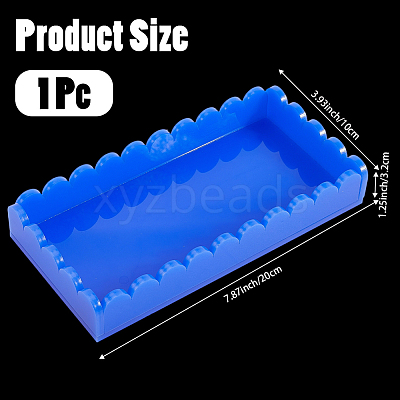 Rectangle Acrylic Jewelry Plate DJEW-WH20009-06C-1