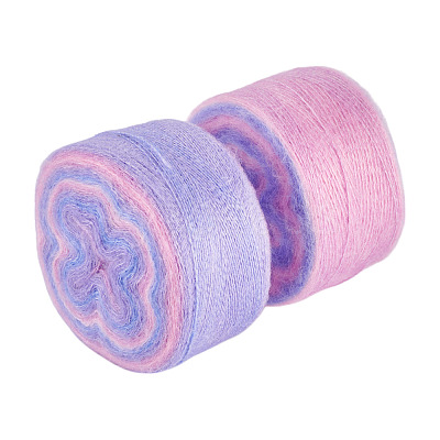 Segment Dyed Knitting Yarn DIY-TAC0033-03E-1