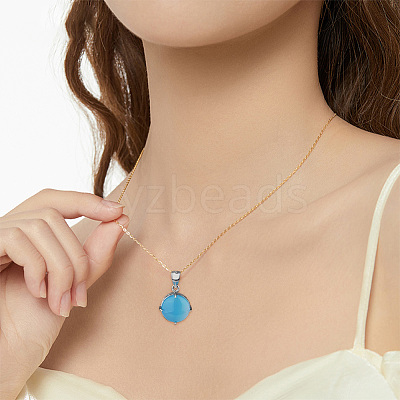 3Pcs 3 Styles Rhodium Plated 925 Sterling Silver Open Back Bezel Pendant Cabochon Settings STER-GO0001-22-1
