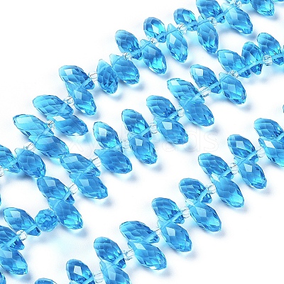 Crystal Glass Beads Strands GLAA-D033-22-1