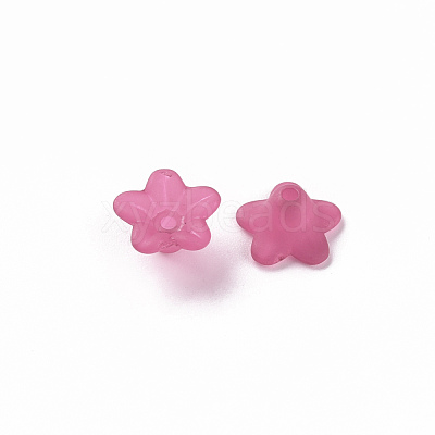 Transparent Acrylic Beads X-PL554-04-1