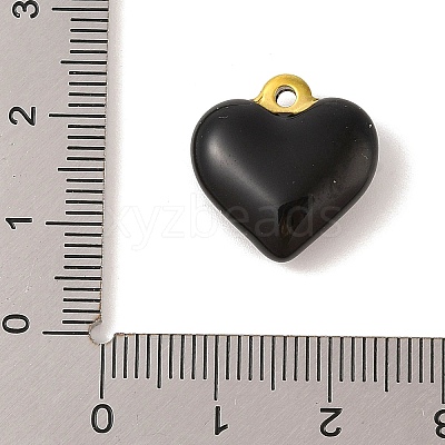 304 Stainless Steel Enamel Pendants STAS-M071-02A-1