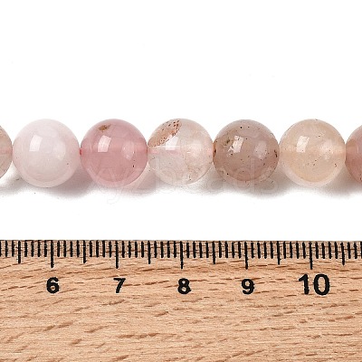 Natural Madagascar Rose Quartz Beads Strands G-B167-A08-10mm-1