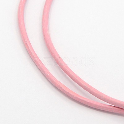 Leather Cord Necklace Making X-MAK-F002-M-1