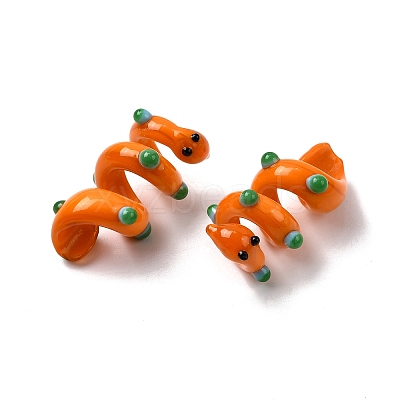 Handmade Lampwork Enamel Beads LAMP-K039-35H-1
