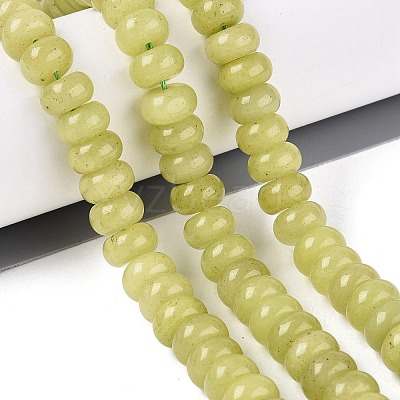 Natural White Jade Beads Strands G-Q613-01F-12-1
