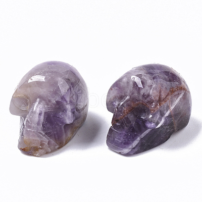 Halloween Natural Amethyst Beads G-R473-04E-1