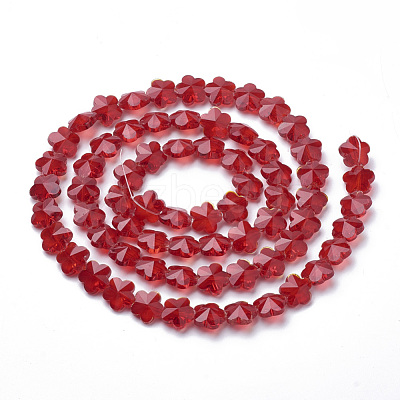 Transparent Glass Beads GLAA-Q066-14mm-C13-1