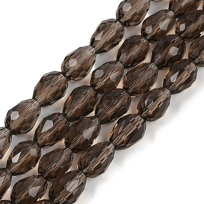 Transparent Glass Beads Strands EGLA-N013-T6mm-D27-1