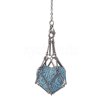 Tarnish Resistant 201 Stainless Steel Pouch Dowsing Pendulums PALLOY-JF02505-03-1