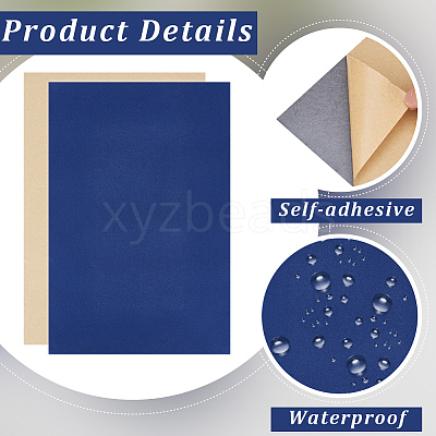 8Pcs Jewelry Flocking Cloth DIY-GF0014-20A-1