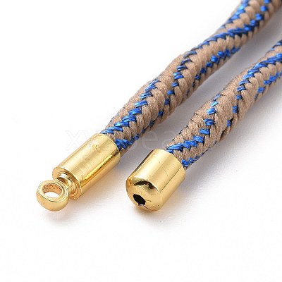 Nylon Cord Silder Bracelets MAK-C003-03G-20-1