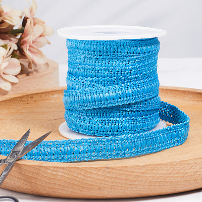 10Yards Polyester Lace Trim Ribbon OCOR-GF0004-83C-1