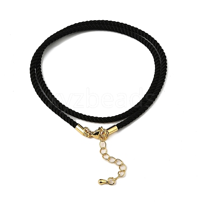 Nylon Milan Cord Necklace Making MAK-M028-01G-16-1