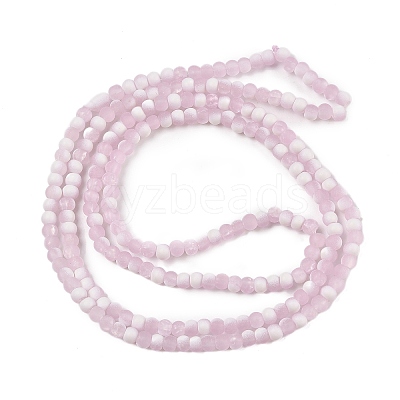Frosted Crackle Glass Beads X1-GLAA-U001-4mm-M03-1
