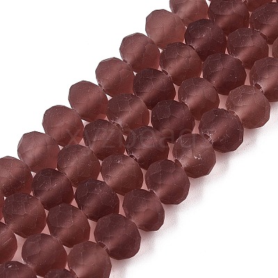 Transparent Glass Beads Strands X-EGLA-A044-T8mm-MD13-1