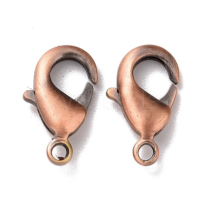 Brass Lobster Claw Clasps KK-902-R-1
