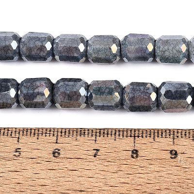 Anti-Tarnish Electroplate Glass Beads Strands EGLA-N027-03A-18-1