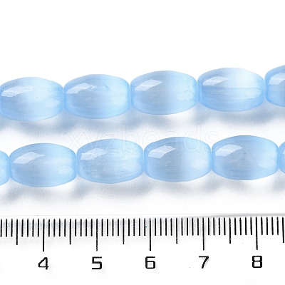 Macaron Color Natural Selenite Beads Strands X1-G-B102-A01-07-1