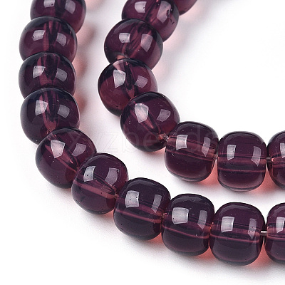 Imitation Jade Glass Beads Strands GLAA-NH0002-A04-1