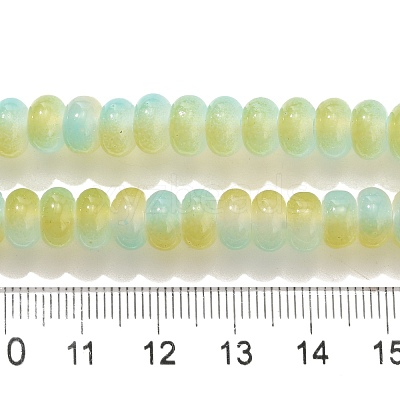 Baking Paint Glass Beads Strands DGLA-C003-01J-1