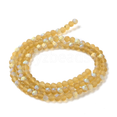 Transparent Glass Beads Strands EGLA-A044-T2mm-MB04-1