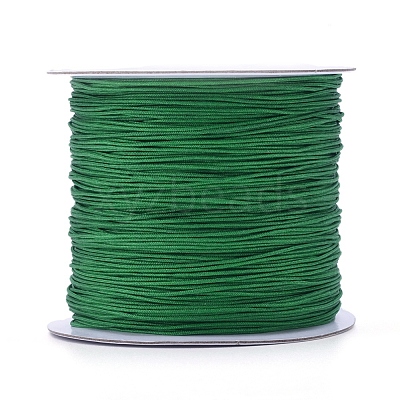 Nylon Braided Cord for Woven Jewelry Making Macrame Craft NWIR-D055-0.6mm-10-1