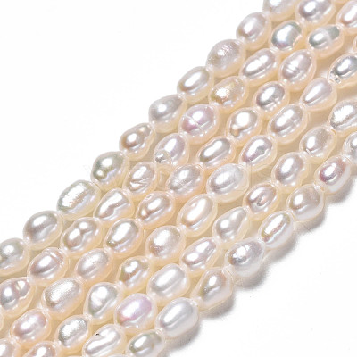 Natural Cultured Freshwater Pearl Beads Strands PEAR-N012-02G-1
