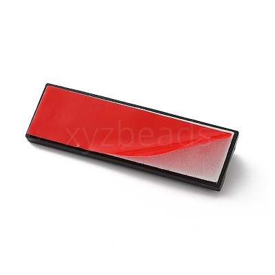 Plastic Adhesive Back Bar Pins with Platinum Iron Pins KY-D025-01B-04-1