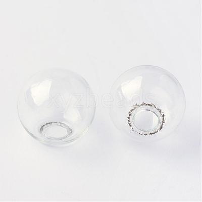 Round Mechanized One Hole Blown Glass Globe Ball Bottles BLOW-R001-12mm-1