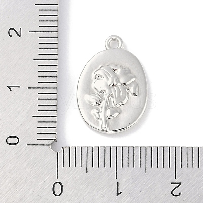 Rack Plating Spray Painted Alloy Pendants PALLOY-F018-14P-01-1
