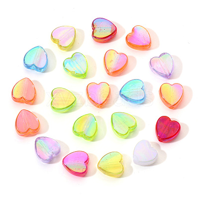 Eco-Friendly Transparent Acrylic Beads TACR-YW0001-07I-1