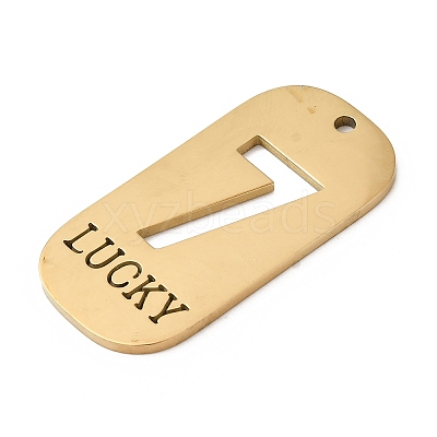 304 Stainless Steel Pendants STAS-D200-02H-G-1