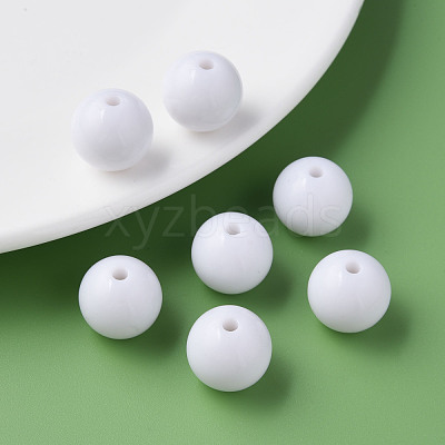 Opaque Acrylic Beads MACR-S370-C16mm-01-1