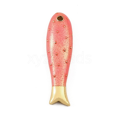 Brass Enamel Pendants KK-CBAF17A-06G-02-1