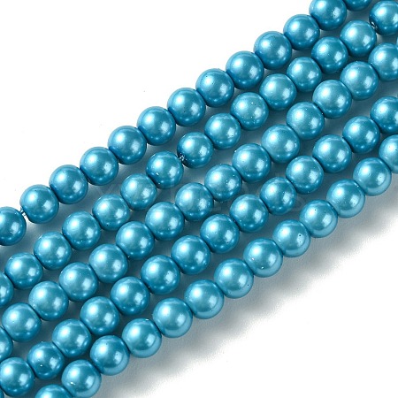 Grade A Glass Pearl Beads HY-J001-4mm-HX024-1