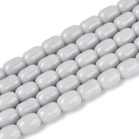Opaque Glass Beads Strands GLAA-T028-14P-02-1