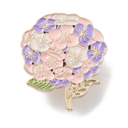 Flower Zinc Alloy Brooches JEWB-Z021-03A-1